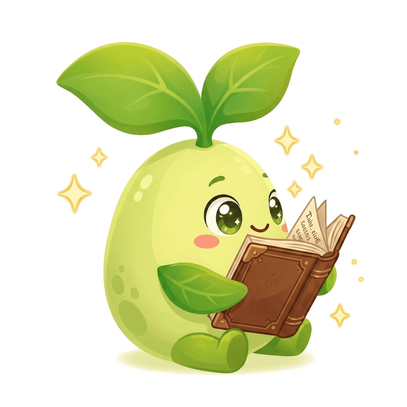 Wordsgrow mascot sprout reading